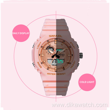 SMAEL Fashion Women Digital Watch Top Luxury Brands